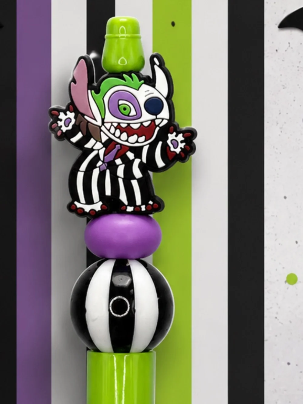 Ghostly Grins Fancy Beaded Pen